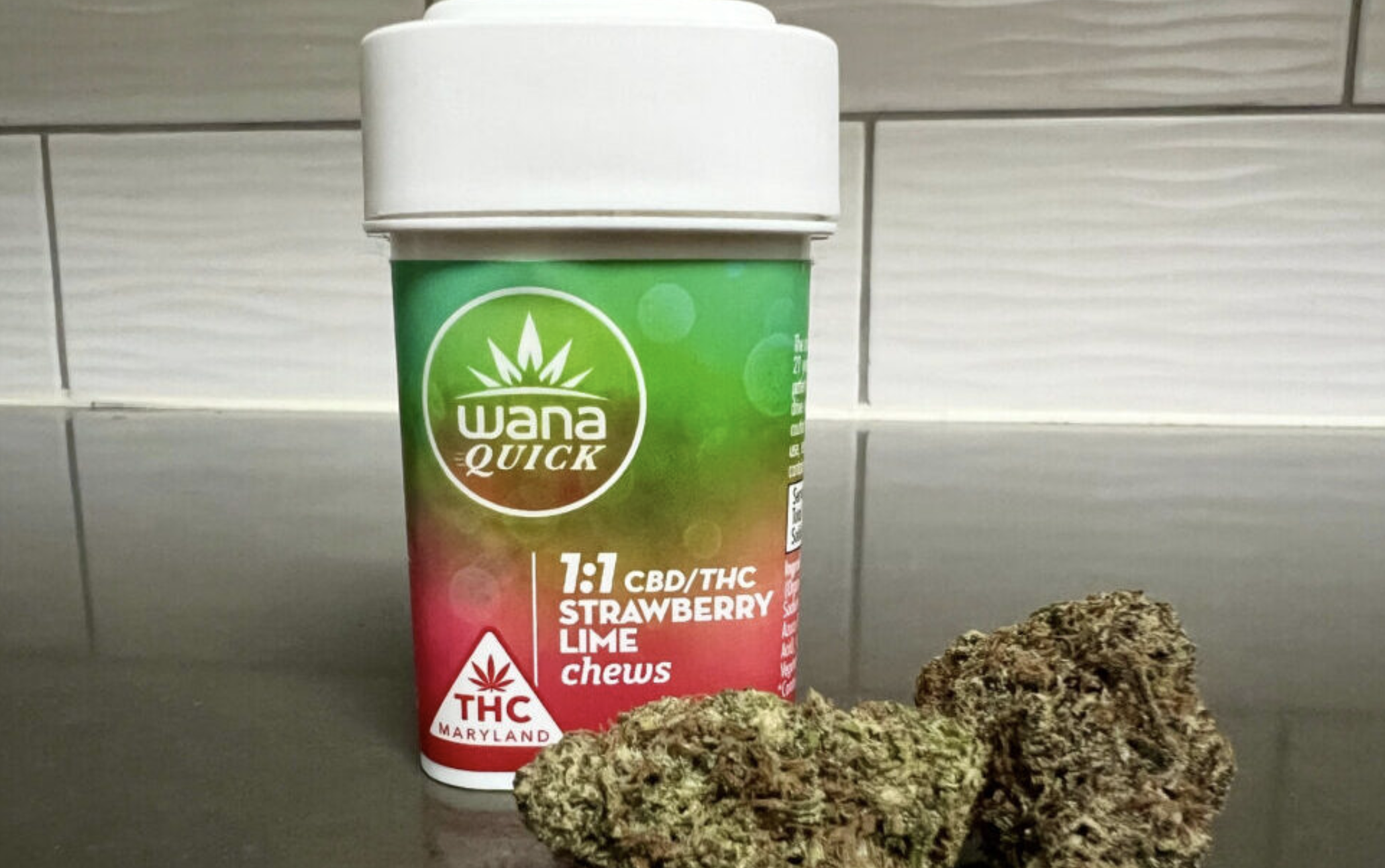  A licensed dispensary in Maryland sells cannabis-infused edible chews and dried marijuana flower. Many states with cannabis industries say they’re waiting for more detail before taking action in response to the Department of Justice’s rescheduling of medical marijuana (Amanda Watford/Stateline).