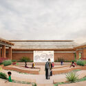 Renders of The Falcon Cinema by Studio NEiDA, 2026 . Image © Studio NEiDa Studio NEiDA Designs The Falcon Cinema in Ghana, a Community Art Centre Dedicated to African Film - Image 3 of 13