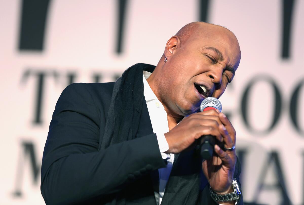 Peabo Bryson performs onstage during the Thurgood Marshall College Fund 28th Annual Awards Gala 