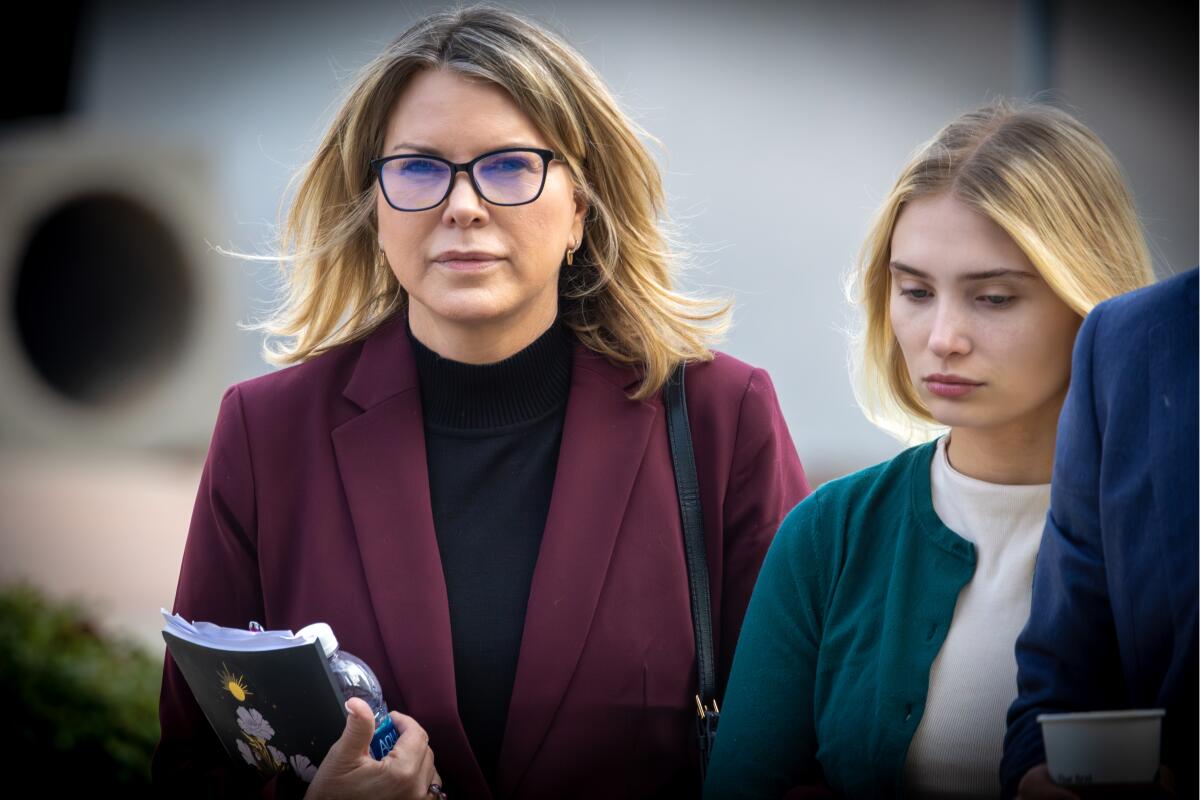 Rebecca Grossman with a young woman