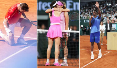 Tennis world pays tribute after third player's career comes to end with loss at French Open