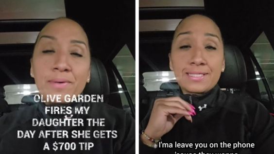 “Retaliatory”: Olive Garden Server Fired the Morning After a $700 Tip Was Flagged for Review Says the Termination Was Not About Behavior