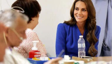 Kate Middleton visits cancer patients undergoing chemotherapy