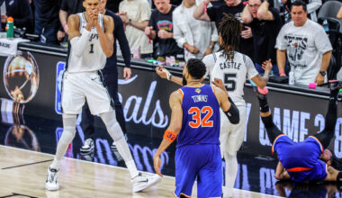 Spurs fall to the Knicks in Game 2 of the NBA Finals. See the photos.