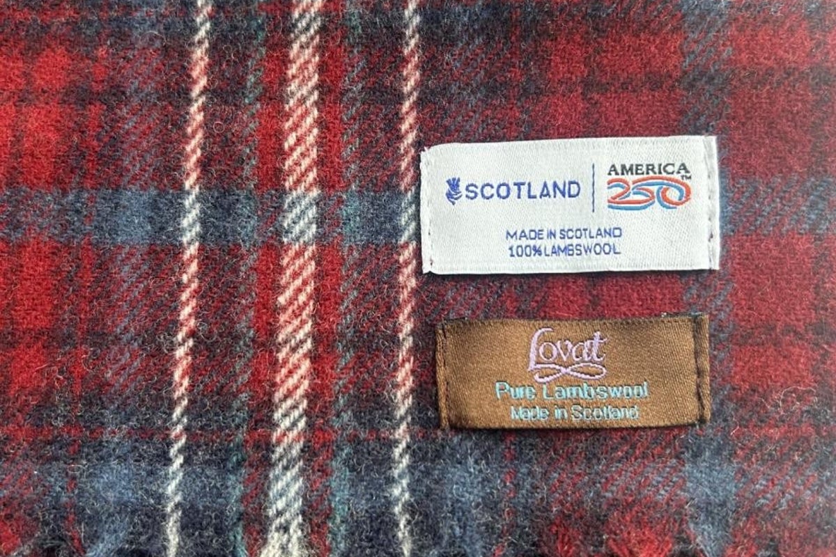 New tartan celebrates Scotland and United States’ ‘enduring connection’ ahead of World Cup