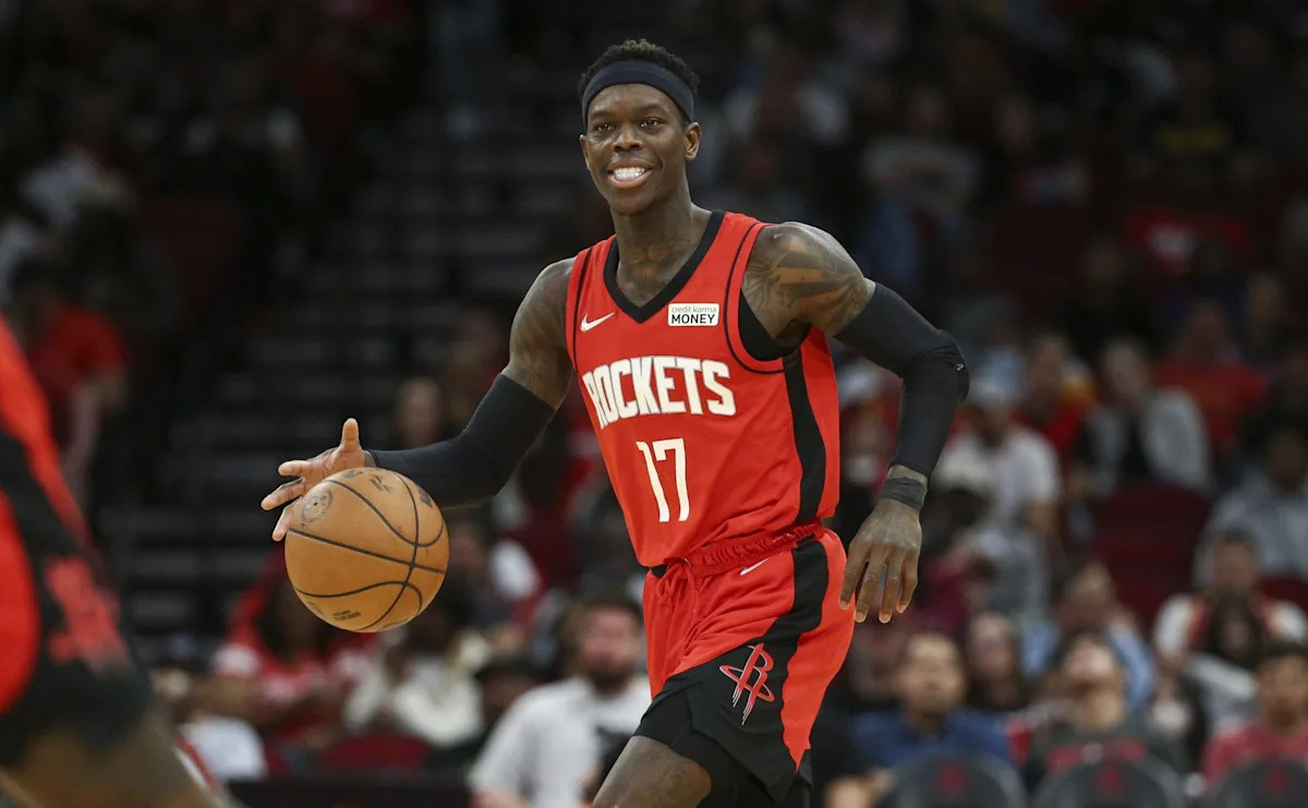Houston Rockets jersey history No. 17 - Dennis Schroder (2022)