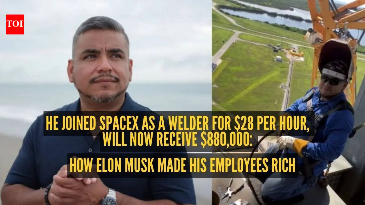He joined SpaceX as a welder for $28 per hour, will now receive $880,000: How Elon Musk made his employees rich
