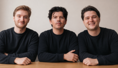 Sandstone co-founders Nick Fleisher, Jarryd Strydom, and Liam Germain (L-R)