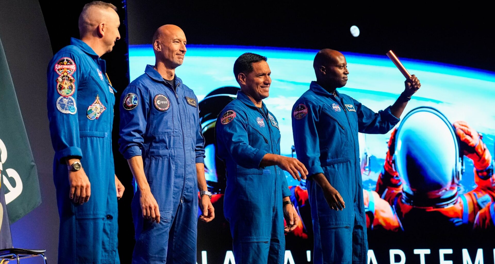 NASA unveils Artemis III astronauts for moon-lander test mission