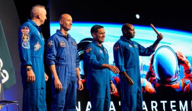 NASA unveils Artemis III astronauts for moon-lander test mission
