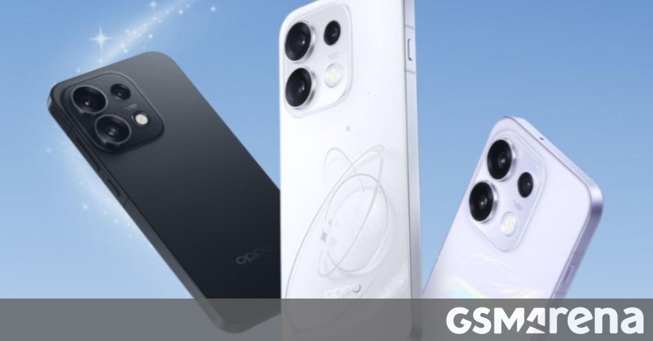 Oppo Reno16, Reno16 Pro, and Reno16 FS prices for Europe leak