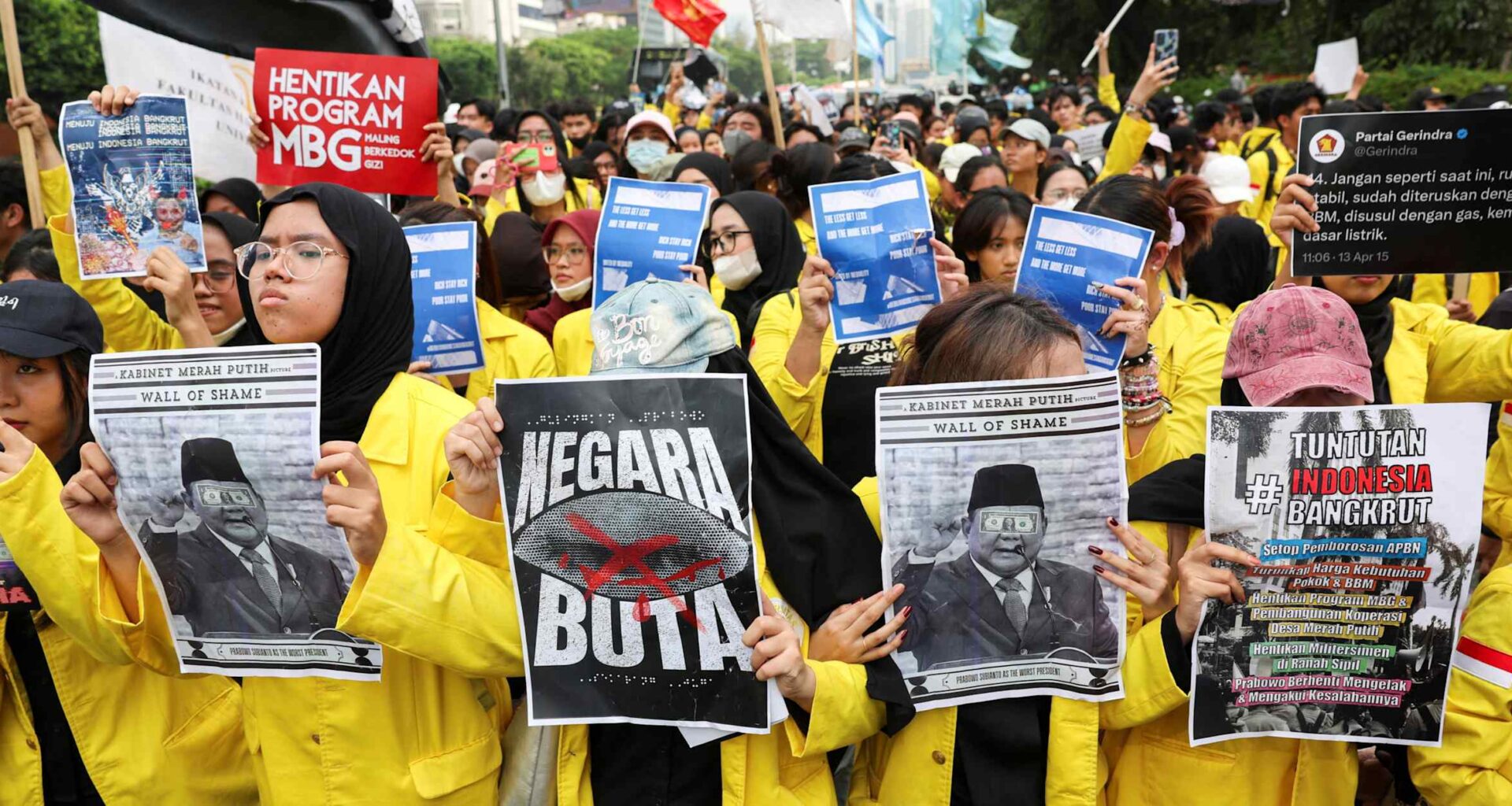 'Indonesia Bankrupt' rallies demand fiscal reform, end to flagship programs - Nikkei Asia