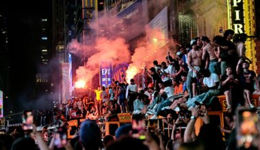 Mayhem mars euphoria as New York City celebrates the Knicks’ first championship in 53 years