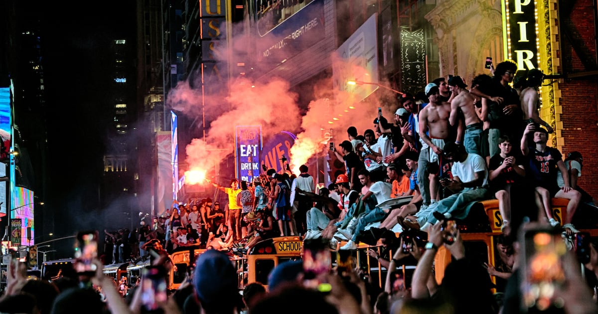 Mayhem mars euphoria as New York City celebrates the Knicks’ first championship in 53 years
