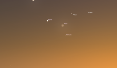 The Sky Today on Tuesday, June 16: The Moon meets up with Mercury and Jupiter