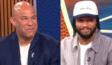 Jalen Brunson talks showing respect to the Spurs, hard lessons from his dad and not losing his cool