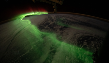 ISS astronauts capture dancing aurora in time-lapse video