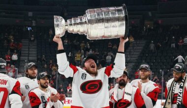 Andrei Svechnikov reflects on years of playoff heartbreak before Stanley Cup win