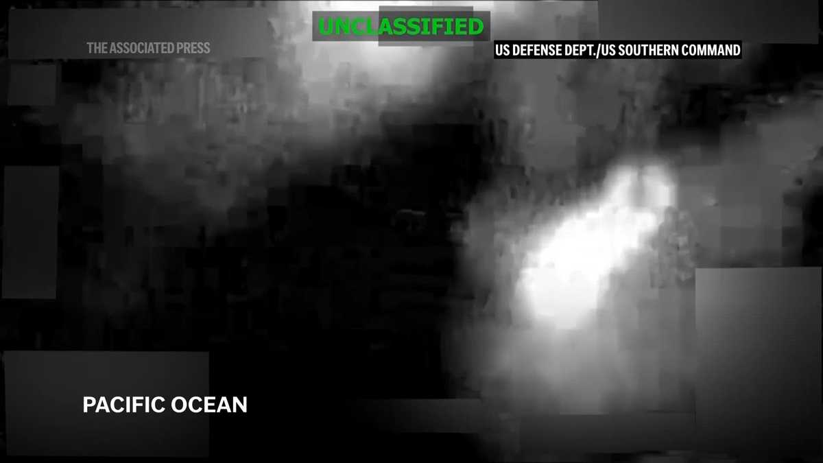 US strike on drug boat kills 3 in the eastern Pacific Ocean