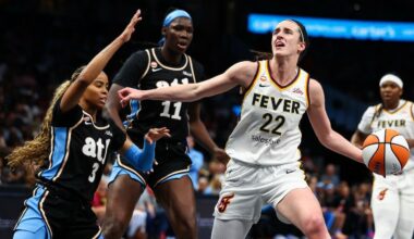 Caitlin Clark visibly emotional after Fever's blowout loss to Angel Reese
