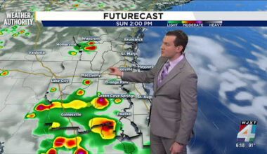 Father’s Day forecast: heat and isolated storms ahead