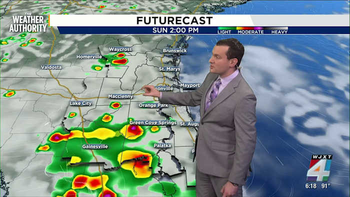 Father’s Day forecast: heat and isolated storms ahead