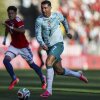 Portugal's Cristiano Ronaldo dribbles the ball during the international friendly football match between Portugal and Chile at Estadio Nacional do Jamor in Oeiras, on June 6.