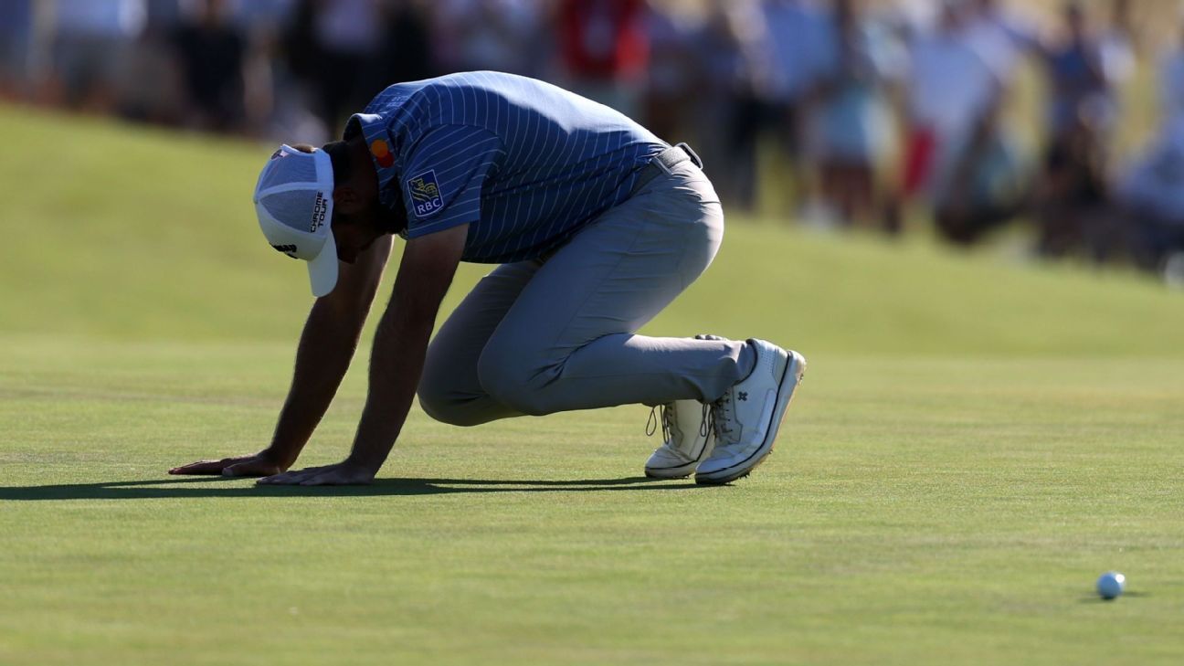 Sam Burns finishes second at U.S. Open, best in any major