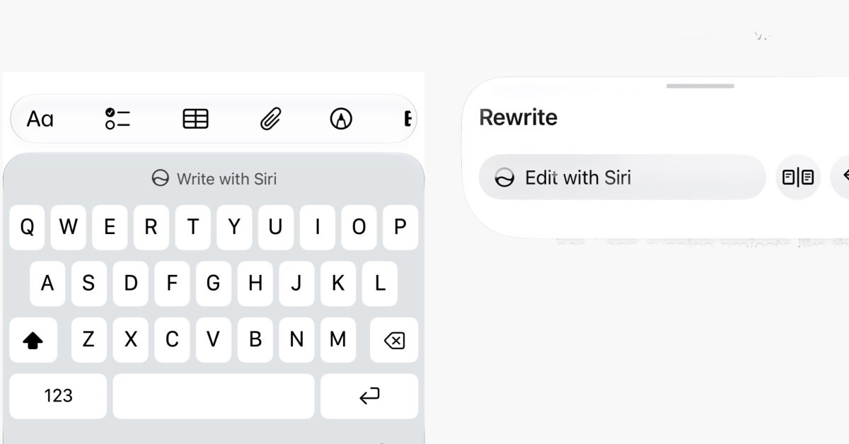 iOS 27 beta 2 includes Write with Siri, the new version of Apple Intelligence writing tools