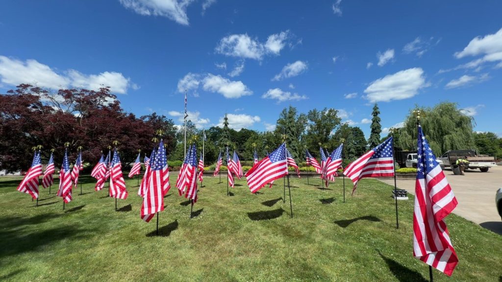 Luzerne County cleans, decorates courthouse grounds for America's 250th birthday
