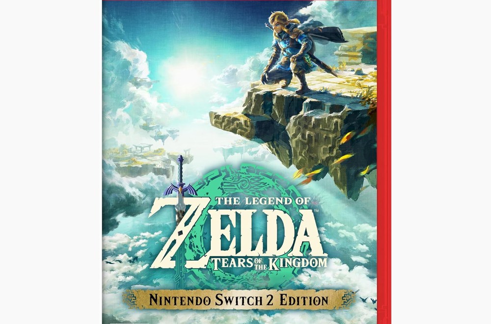 The Legend of Zelda Tears of the Kingdom's case on a plain white background.