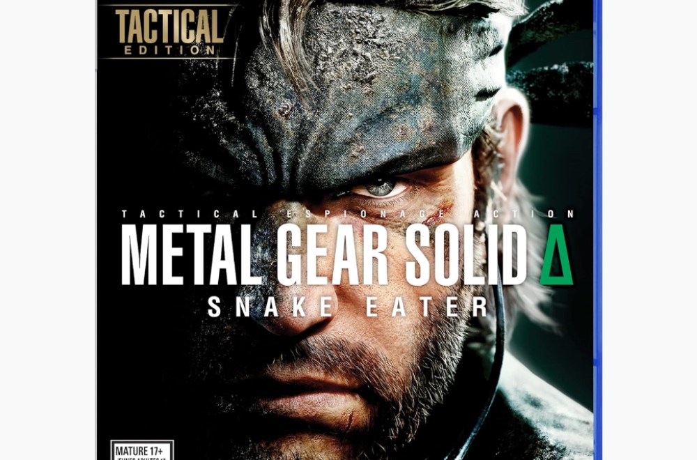 Metal Gear Solid Delta PS5 box art on a plain white background.