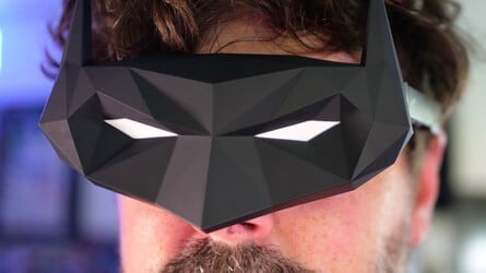The Batman eye shade is nice, but I'm not sure it's worth the extra outlay compared to the standard glasses