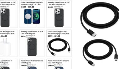 Woot's Apple accessory Prime Day sale is now live from $7: Black USB-C cables, chargers, more