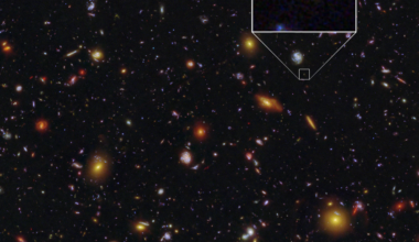 Galaxy MXDFz4.4 (Hubble and Webb Image)