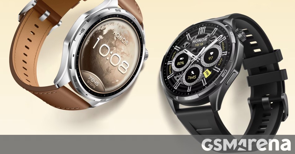 The new Honor Watch 6 packs a massive 980mAh battery in a slender 10.8mm body