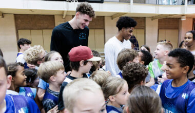 Hornets’ Hannes Steinbach, Christian Anderson reunited