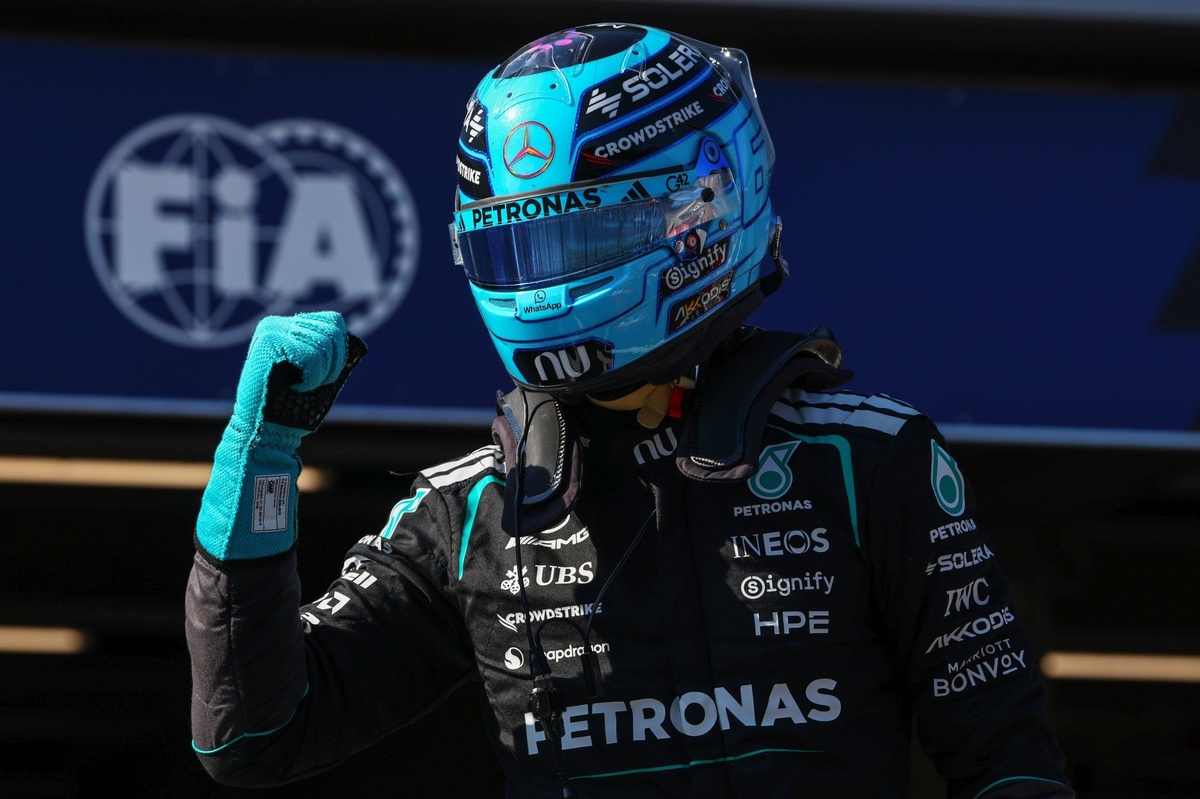 F1 Austrian GP: George Russell avoids investigation to take pole after Max Verstappen crash