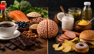 Brain-Boosting Foods: Brain-boosting foods: Hyderabad neurologist explains why coffee and dark chocolate make the list, why coconut oil, ghee as a 'brain tonic' and detox juices don't