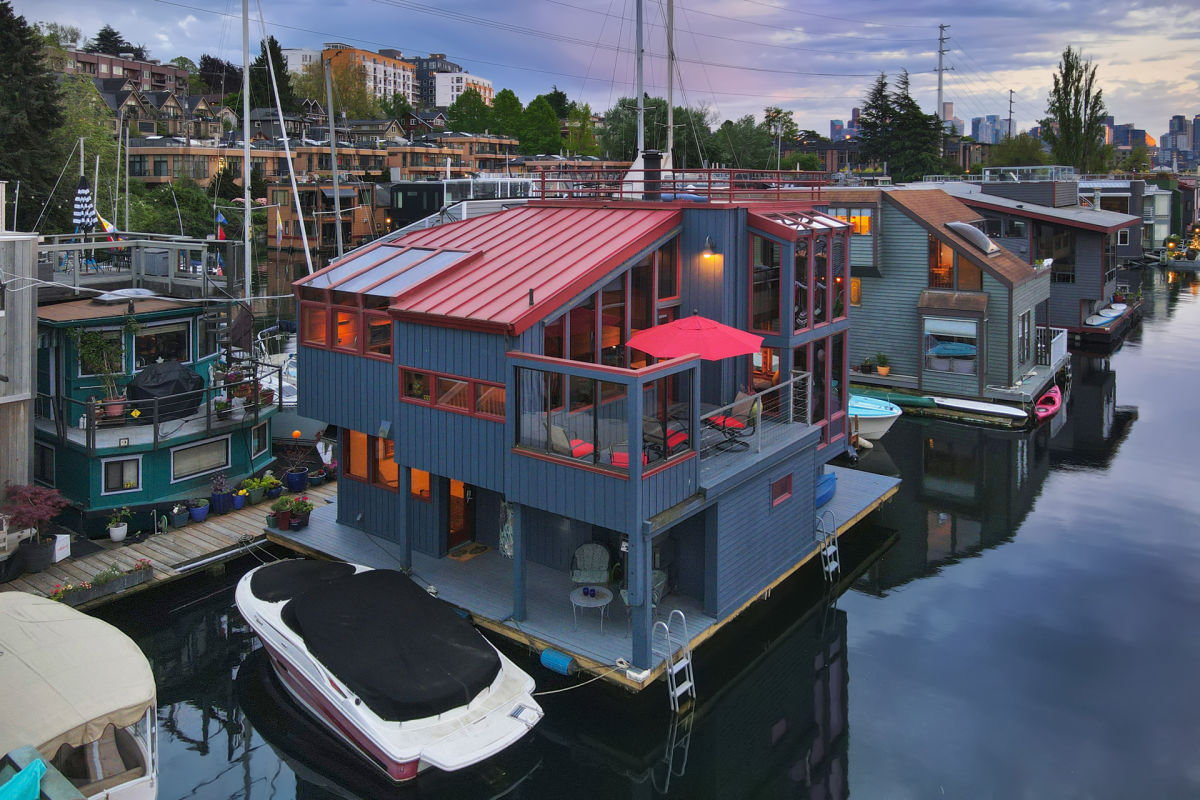 Property Watch: An Architect-Designed Floating Home on Lake Union
