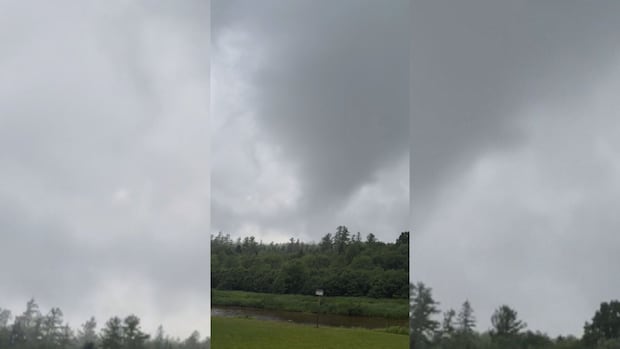 'Oh dear God, I think this is a tornado,' N.B. woman recounts scary experience