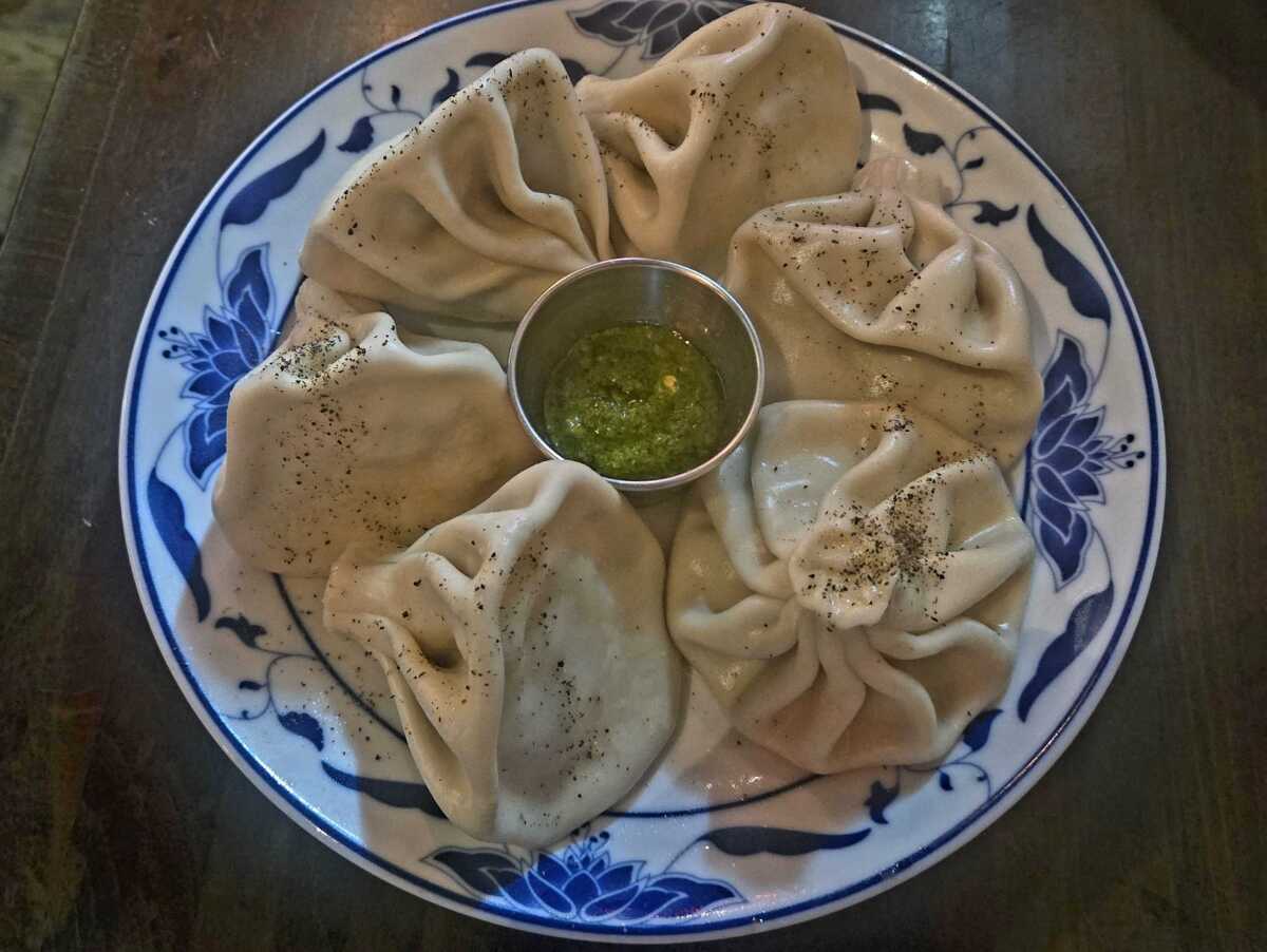 Khinkali (Georgian soup dumplings) from Cheeseboat in Manhattan.