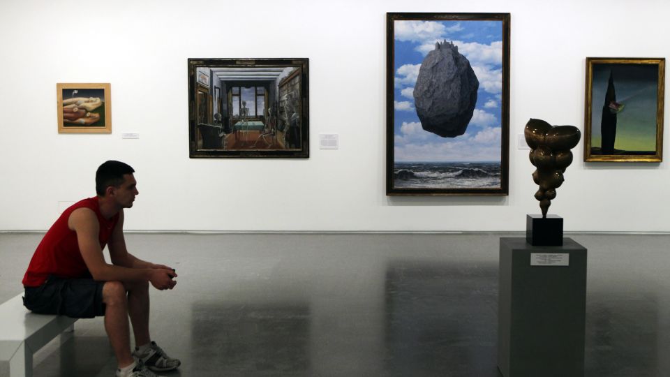 Famed Magritte painting damaged by child with pine cone