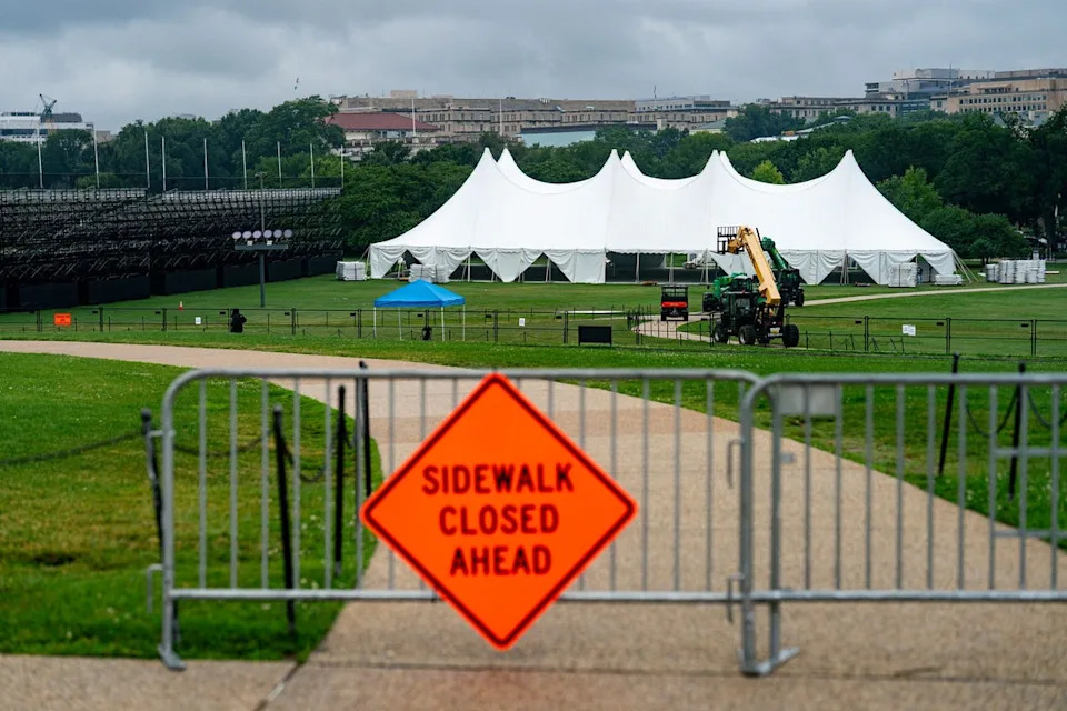 The annual fireworks show on the National Mall is expected to include 850,000 shells (Getty Images)