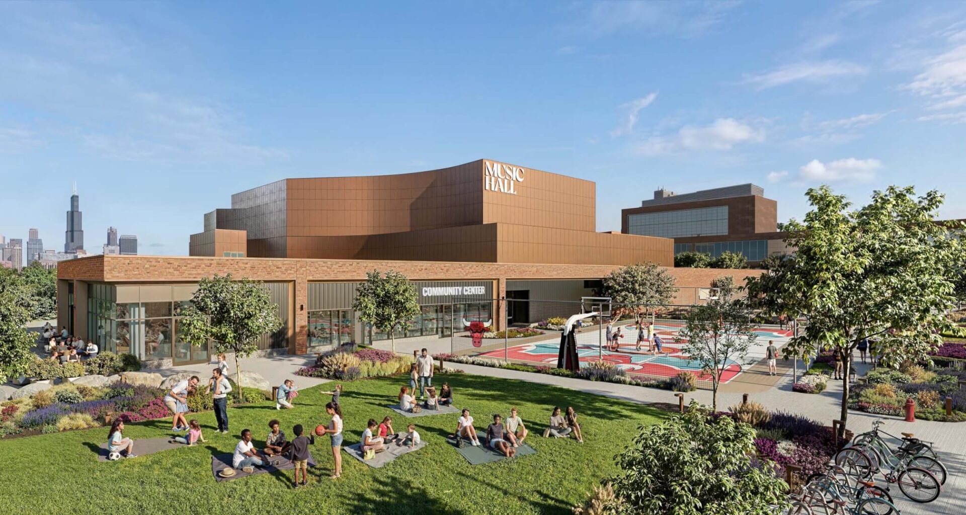 $7 billion plan to turn the United Center's parking lots into a Chicago neighborhood