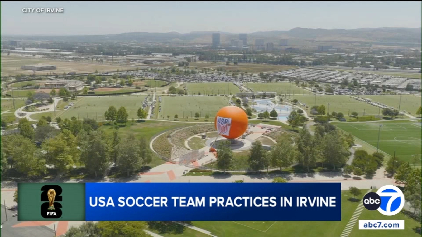 Irvine to host US Men's National Soccer team ahead of FIFA World Cup 2026