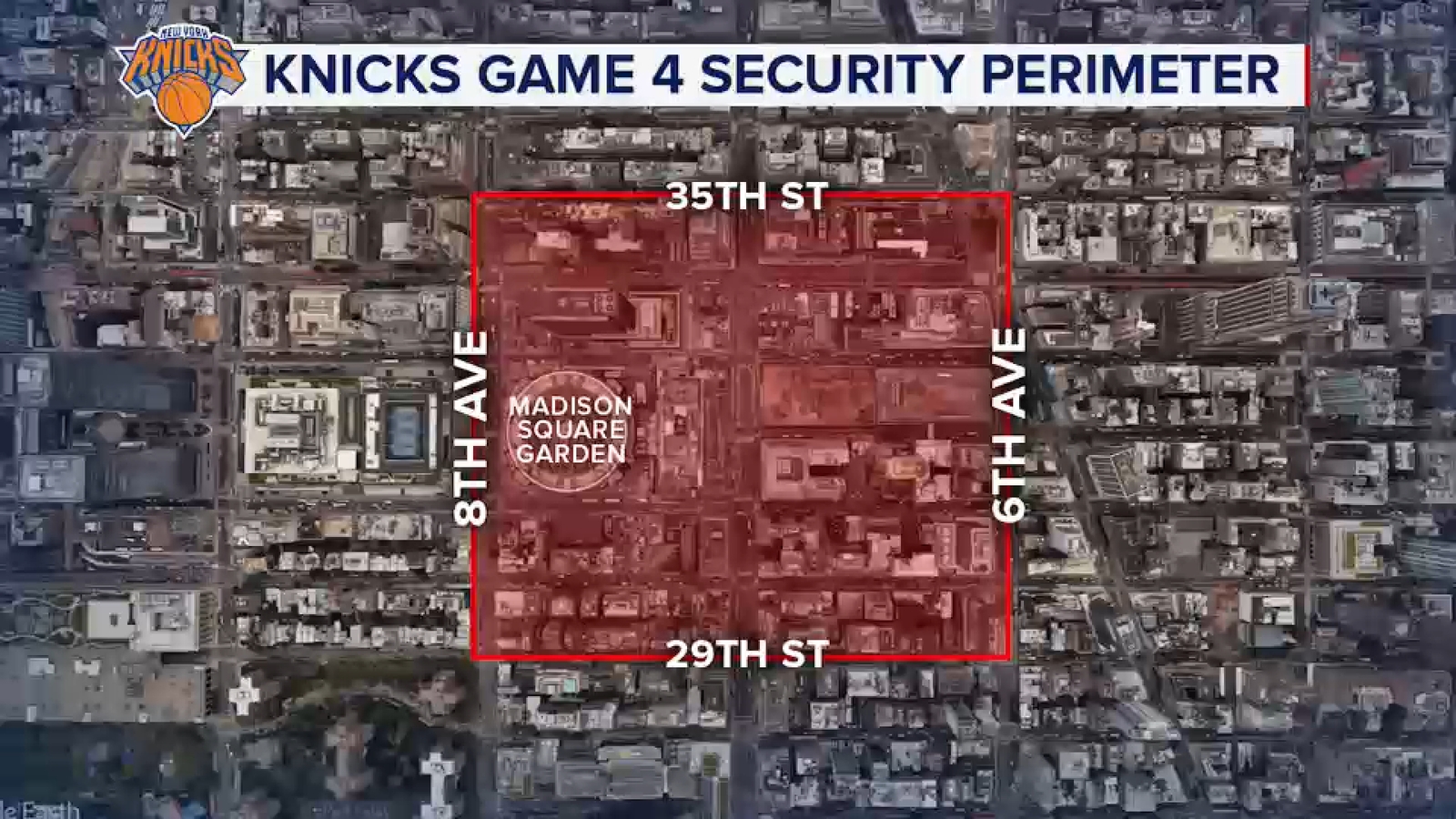 New York Knicks NBA Finals Game 4: Street closures, Madison Square Garden security, watch parties and more