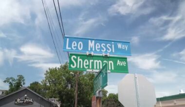 Berkeley Heights honors Lionel Messi with temporary street name near World Cup site