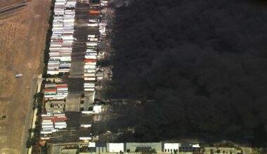 Tracy warehouse fire: Massive fire breaks out at Medline Inc. building on Hansen Road in California