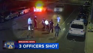 3 Philadelphia police officers shot in the city's Wynnefield section; suspect dead: Sources